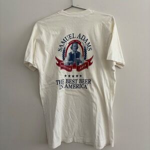 Vintage Samuel Adams Boston Lager T Shirt The Best Beer In America Single Stitch